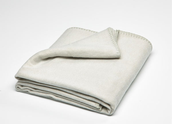 Wohndecke Winter Heringbone Creme - Natur
