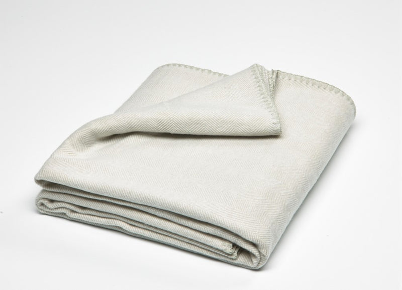 Wohndecke Winter Heringbone Creme - Natur