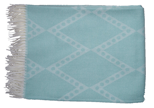 Wohndecke Melody Persia Mint - Natur