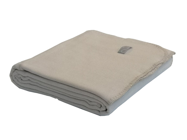Wohndecke Winter Heringbone Bone - Natural