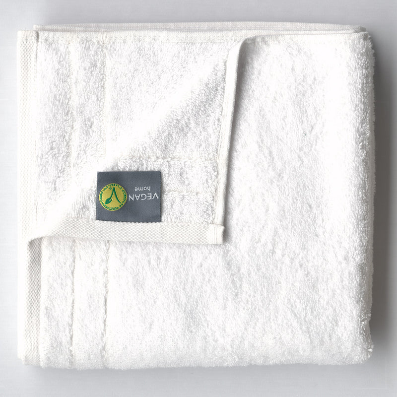 Frottierware Vegan Home Gästetuch Weiß - 30 x 50 cm