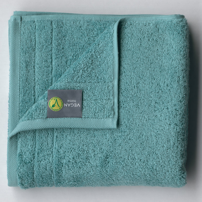 Frottierware Vegan Home Handtuch Petrol - 50 x 100 cm