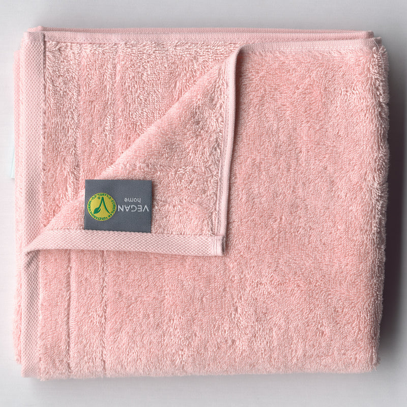 Frottierware Vegan Home Handtuch Puder - 50 x 100 cm